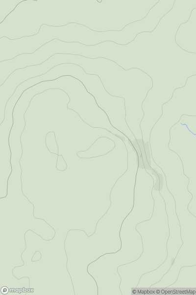 Thumbnail image for Pinchom's Hill showing contour plot for surrounding peak