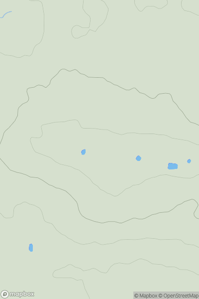 Thumbnail image for Top o' Cow showing contour plot for surrounding peak