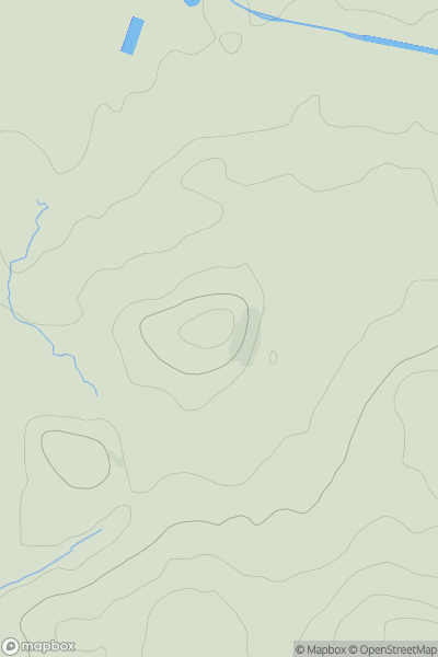 Thumbnail image for Linley Hill showing contour plot for surrounding peak