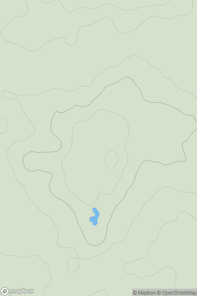 Thumbnail image for Chipnall Hill showing contour plot for surrounding peak