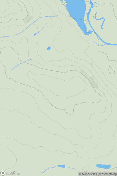 Thumbnail image for Tittensor Hill showing contour plot for surrounding peak