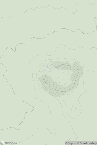 Thumbnail image for Beeston Castle showing contour plot for surrounding peak