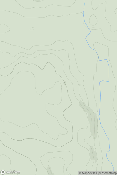 Thumbnail image for Bishop's Wood showing contour plot for surrounding peak