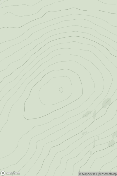 Thumbnail image for Nutberry Hill showing contour plot for surrounding peak