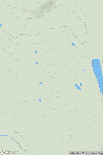 Thumbnail image for Madeley Hill showing contour plot for surrounding peak