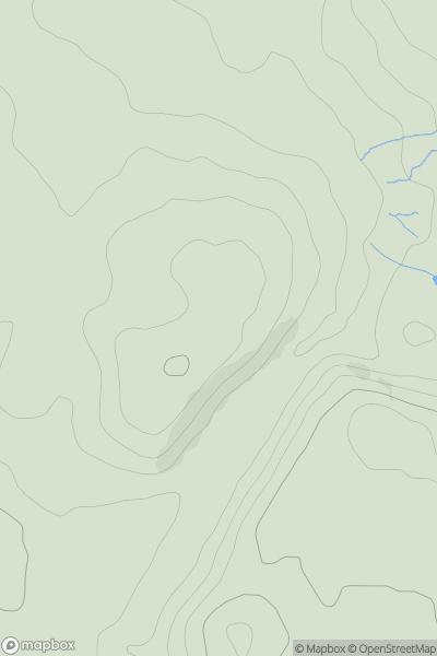 Thumbnail image for The Gladings showing contour plot for surrounding peak