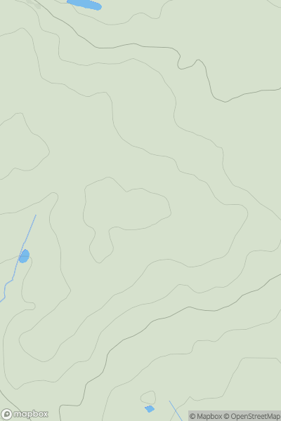 Thumbnail image for No Man's Lane showing contour plot for surrounding peak