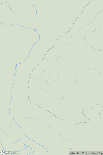 Thumbnail image for Cat's Hill showing contour plot for surrounding peak
