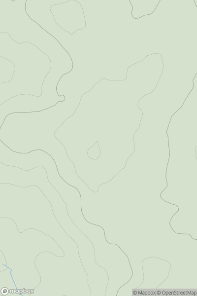 Thumbnail image for Ringstone Hill showing contour plot for surrounding peak