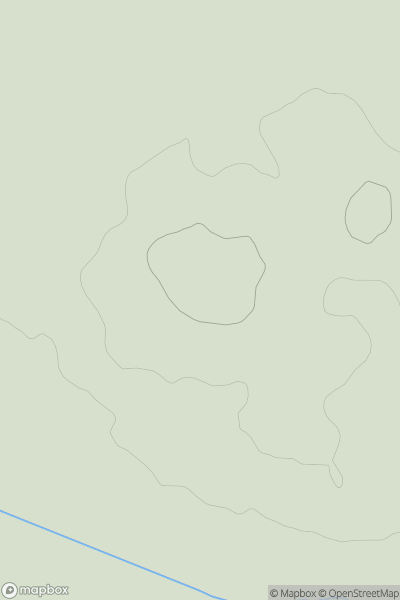 Thumbnail image for Norbury Hill showing contour plot for surrounding peak