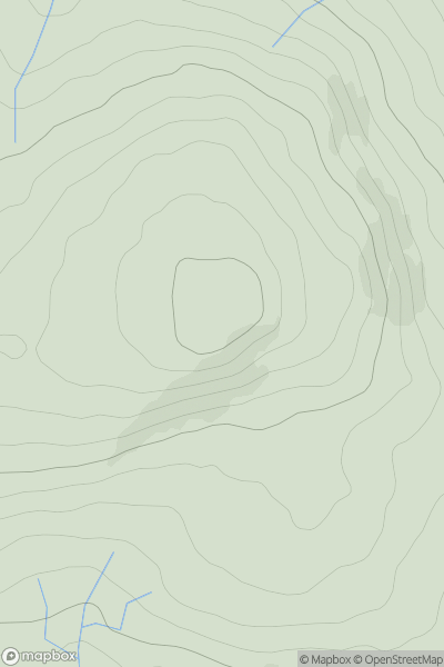 Thumbnail image for Middlefield Law showing contour plot for surrounding peak