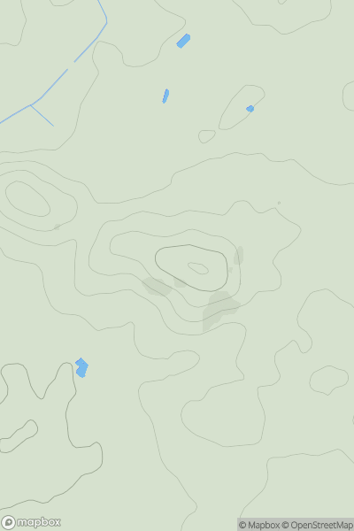 Thumbnail image for Bramcote Hill showing contour plot for surrounding peak