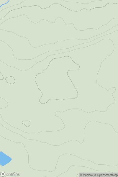 Thumbnail image for Lees Hill showing contour plot for surrounding peak