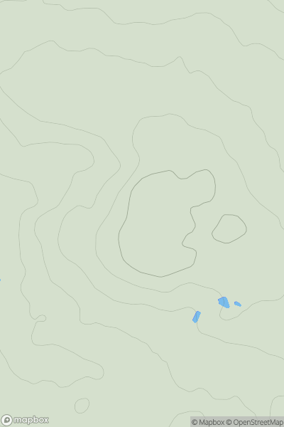 Thumbnail image for Newhill showing contour plot for surrounding peak