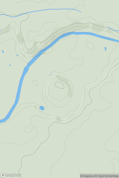 Thumbnail image for Turncliff Wood showing contour plot for surrounding peak