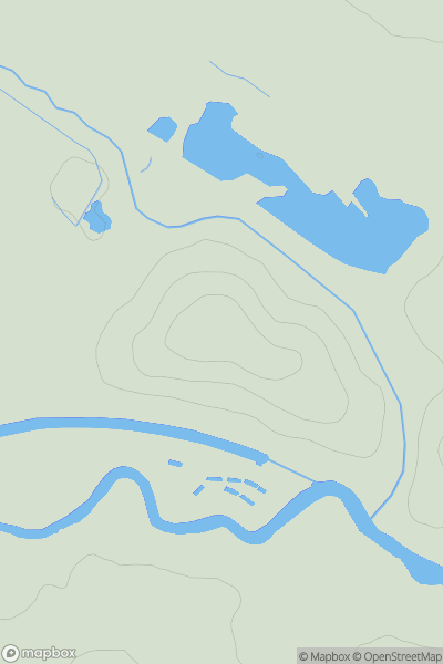 Thumbnail image for The Ings showing contour plot for surrounding peak