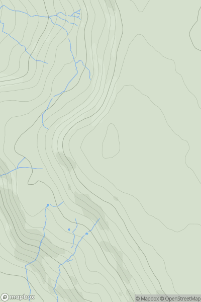 Thumbnail image for Boltby Scar showing contour plot for surrounding peak