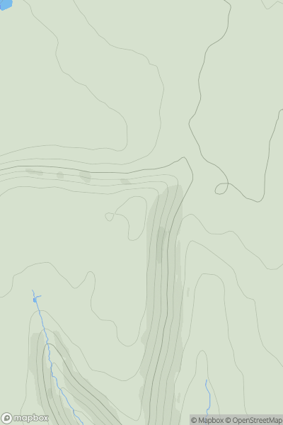 Thumbnail image for Whinny Nab showing contour plot for surrounding peak