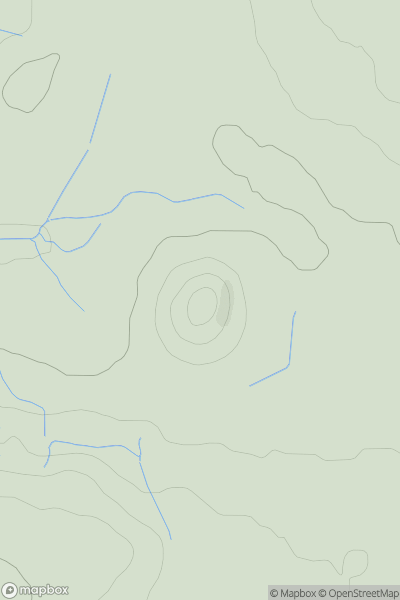 Thumbnail image for Freebrough Hill showing contour plot for surrounding peak