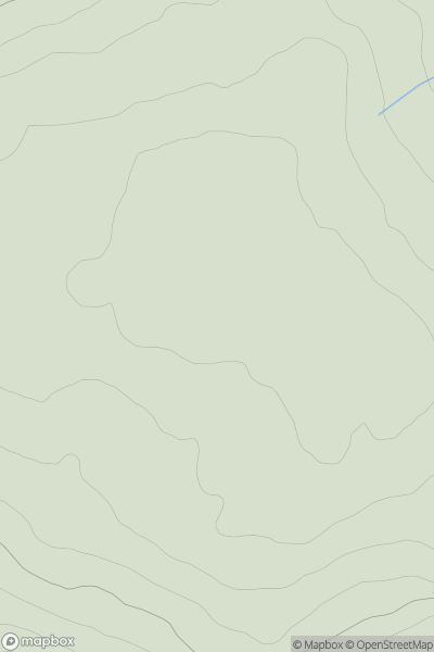 Thumbnail image for Potato Hill (Wade's Hill) showing contour plot for surrounding peak