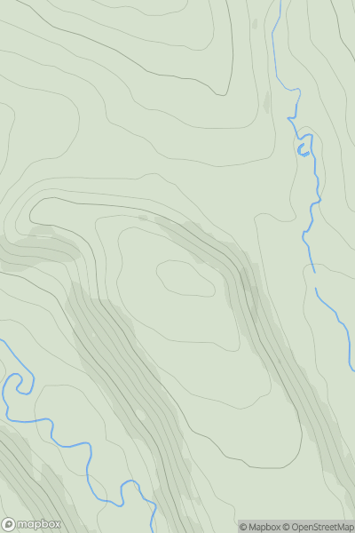 Thumbnail image for Shepherd's Nab showing contour plot for surrounding peak