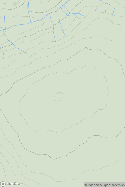 Thumbnail image for Cowcliff Hill showing contour plot for surrounding peak