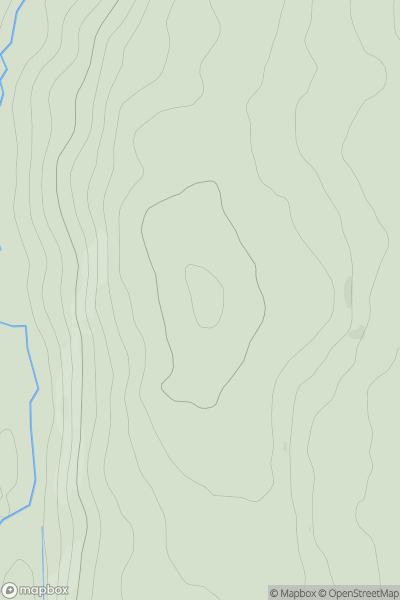 Thumbnail image for Bonfire Hill (Landmoth Hill) showing contour plot for surrounding peak