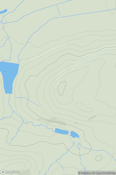 Thumbnail image for The Scar showing contour plot for surrounding peak