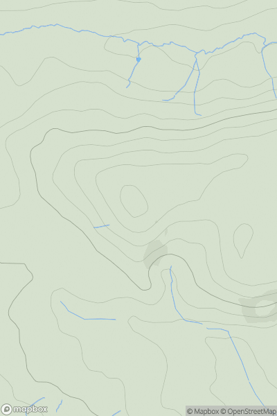 Thumbnail image for Hardigate Hill showing contour plot for surrounding peak