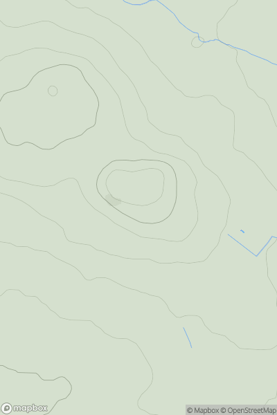 Thumbnail image for Crayke Hill showing contour plot for surrounding peak