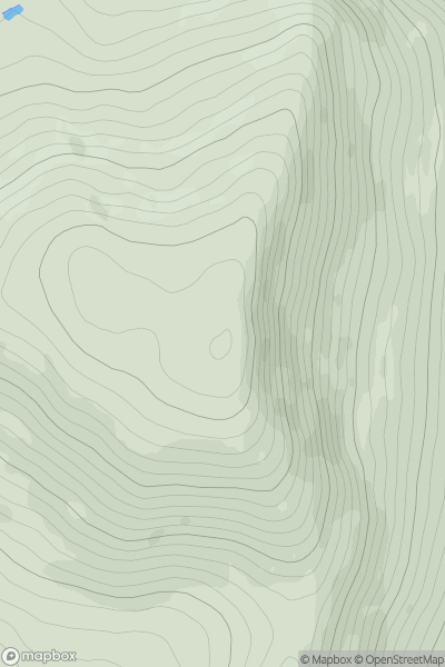 Thumbnail image for Shalloch on Minnoch showing contour plot for surrounding peak