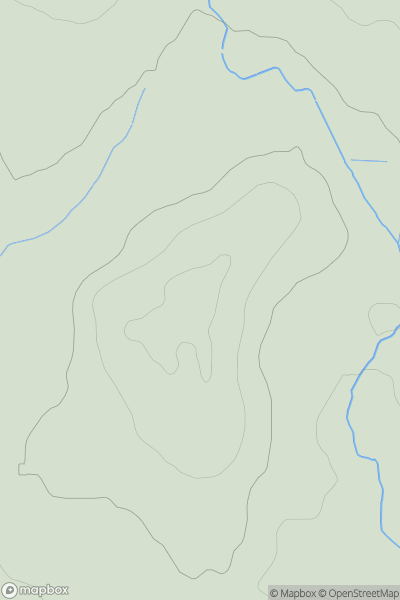 Thumbnail image for Sinnington Hill showing contour plot for surrounding peak