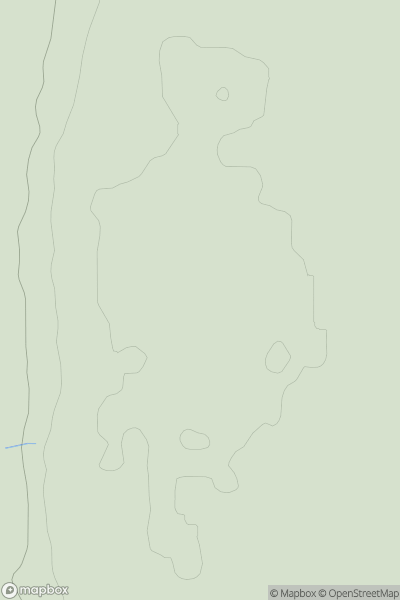 Thumbnail image for Patchett's Cliff showing contour plot for surrounding peak
