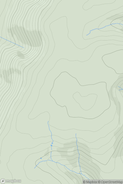 Thumbnail image for Knolls showing contour plot for surrounding peak