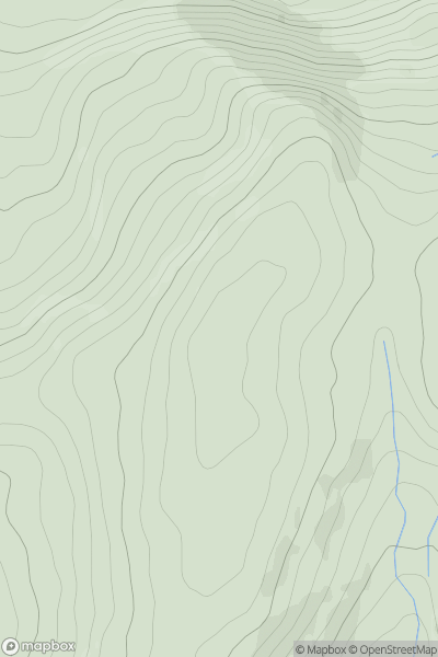 Thumbnail image for Garn Rock Hill showing contour plot for surrounding peak