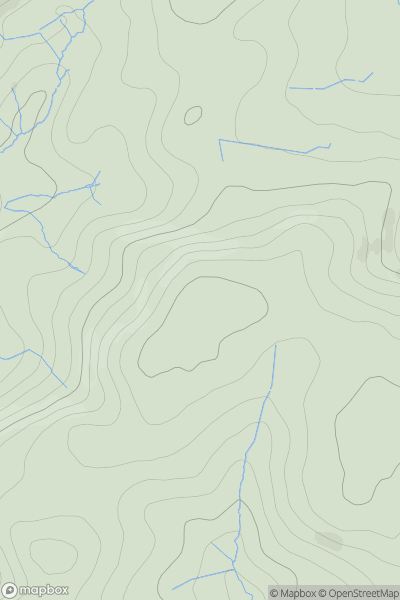 Thumbnail image for Linley Hill North Top showing contour plot for surrounding peak
