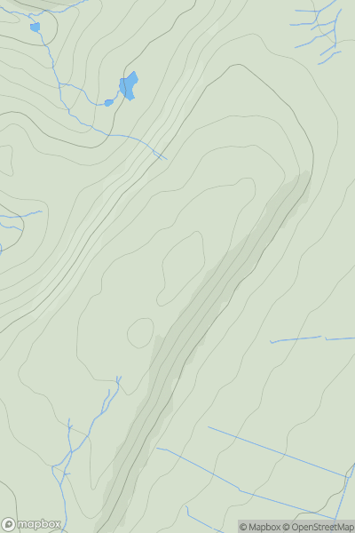 Thumbnail image for Stapeley Hill showing contour plot for surrounding peak