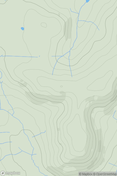 Thumbnail image for Gatten Hill showing contour plot for surrounding peak