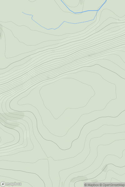 Thumbnail image for Rushock Hill showing contour plot for surrounding peak