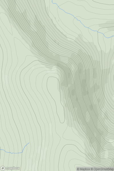 Thumbnail image for Millfire showing contour plot for surrounding peak