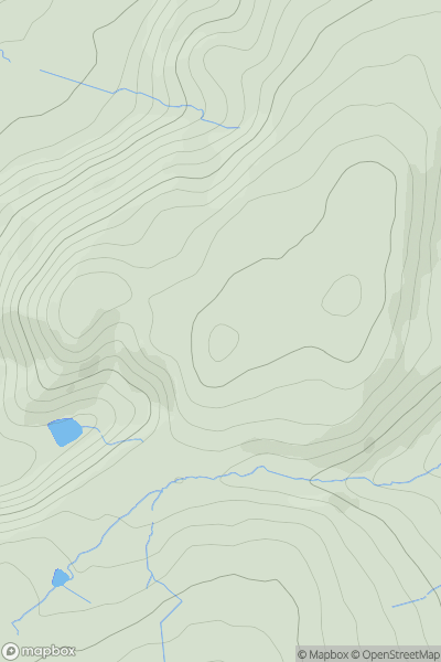 Thumbnail image for Lordshill showing contour plot for surrounding peak