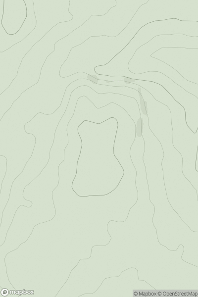 Thumbnail image for Bakers Hill showing contour plot for surrounding peak