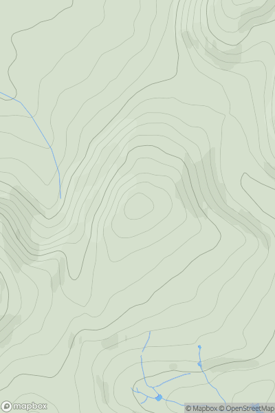 Thumbnail image for Hazler Hill showing contour plot for surrounding peak