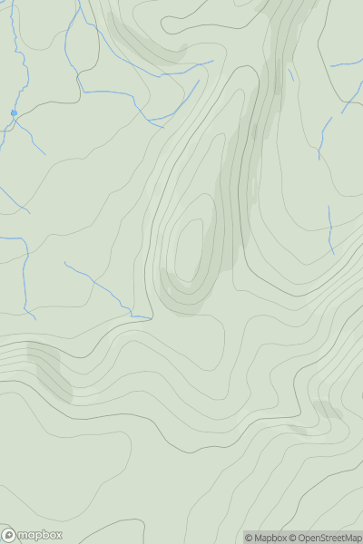 Thumbnail image for Buxton Hill showing contour plot for surrounding peak