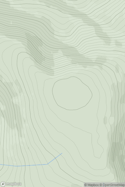 Thumbnail image for Cairnsmore of Fleet showing contour plot for surrounding peak