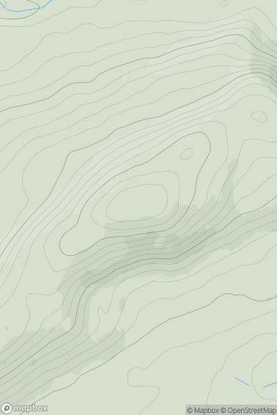 Thumbnail image for Knock of Crieff showing contour plot for surrounding peak