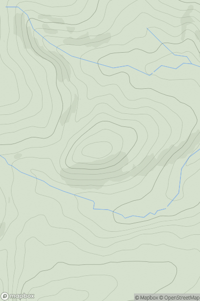 Thumbnail image for The Globe showing contour plot for surrounding peak