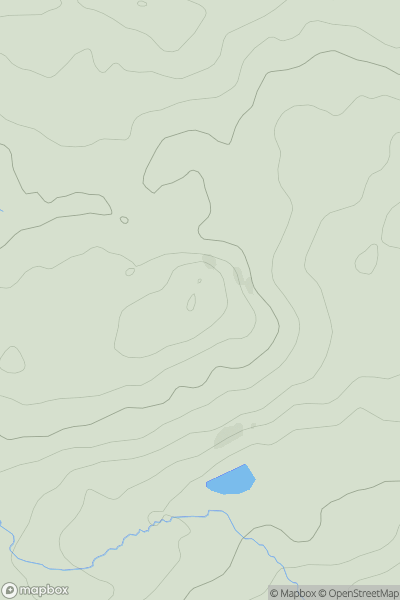 Thumbnail image for Pen-twyn Camp showing contour plot for surrounding peak