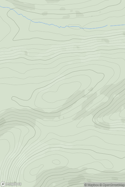 Thumbnail image for Stapleton Hill East showing contour plot for surrounding peak