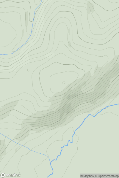 Thumbnail image for Nash Hill showing contour plot for surrounding peak